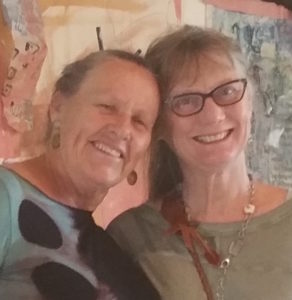 Helen Wilson and Pamela Underwood Taos 2016